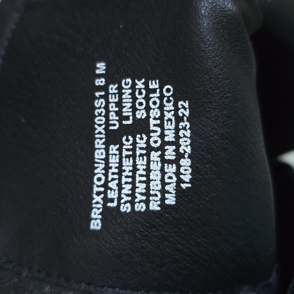 Steve Madden Black Distressed Brixton Engineer Moto Boot Size 8 - Picture 2 of 8